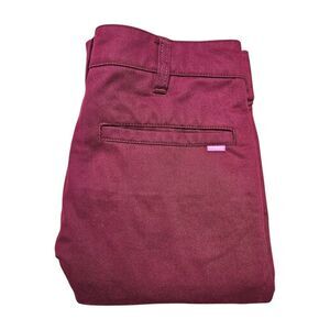 MNWKA‎ Pants Style HO121903B Burgundy Fleece Cuff Waist Men's 28